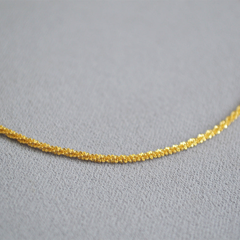 Vintage Handmade Gold Necklace