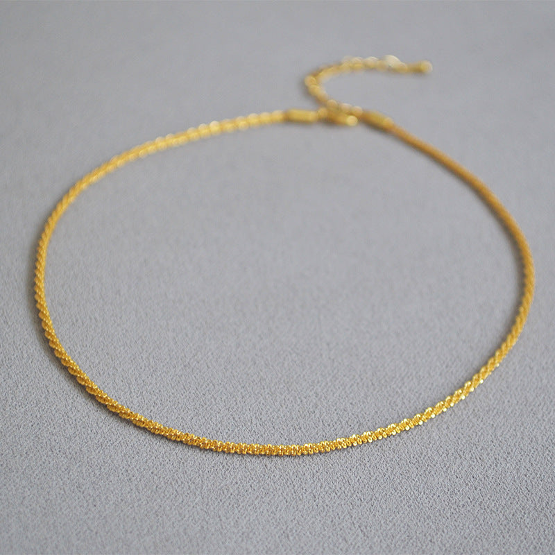 Vintage Handmade Gold Necklace