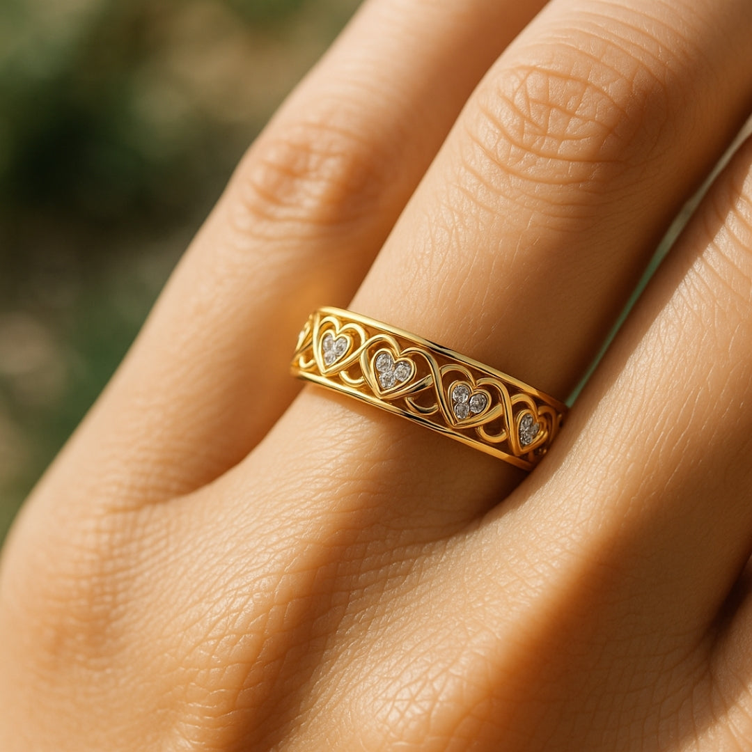 Romantic Gold Ring for Special Moments