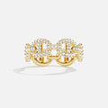 Chain Bright Gold Ring