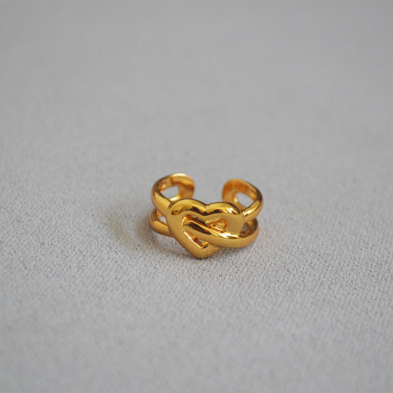 Delicate Artisan Gold Ring