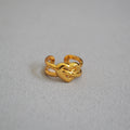 Delicate Artisan Gold Ring