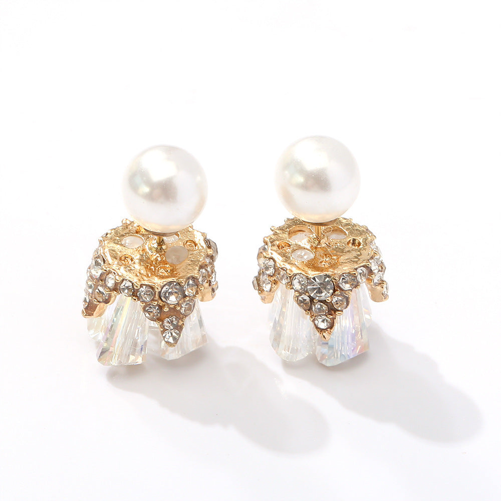 Delicate Artisan Pearl Earring