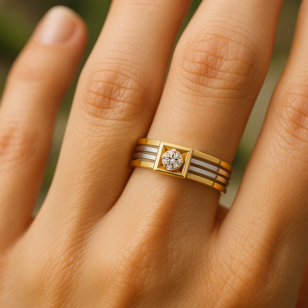 Classic Gold Ring with Timeless Appeal