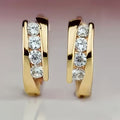 Channel-Set Earrings