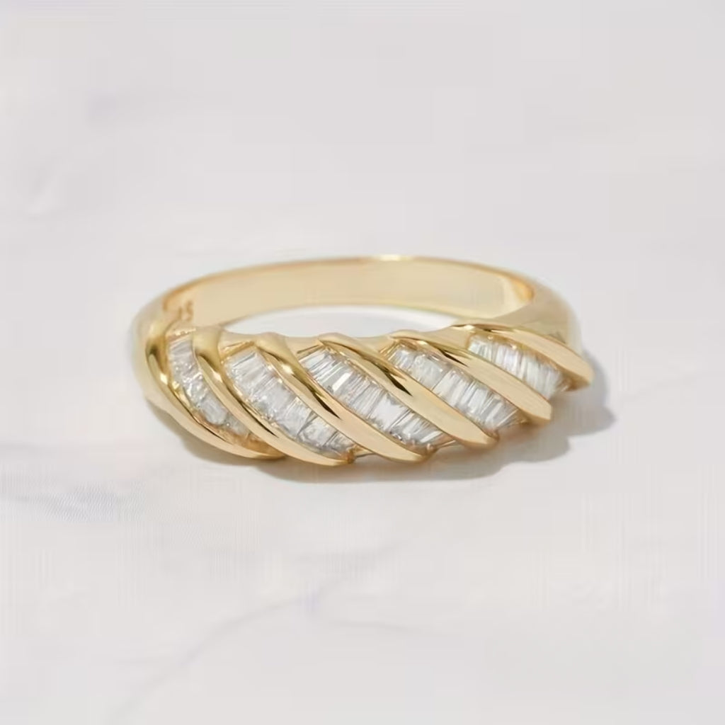 Crystal Arc Ring