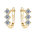 Three-Stone Earrings