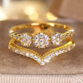 Golden Sparkle Ring