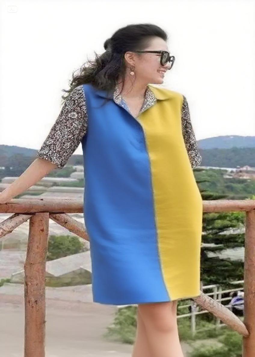 Handmade Grey Pink Flower Peter Pan Collar Patchwork Vacation Mid Dresses Summer