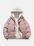 JO | Winter fur coat with zipper