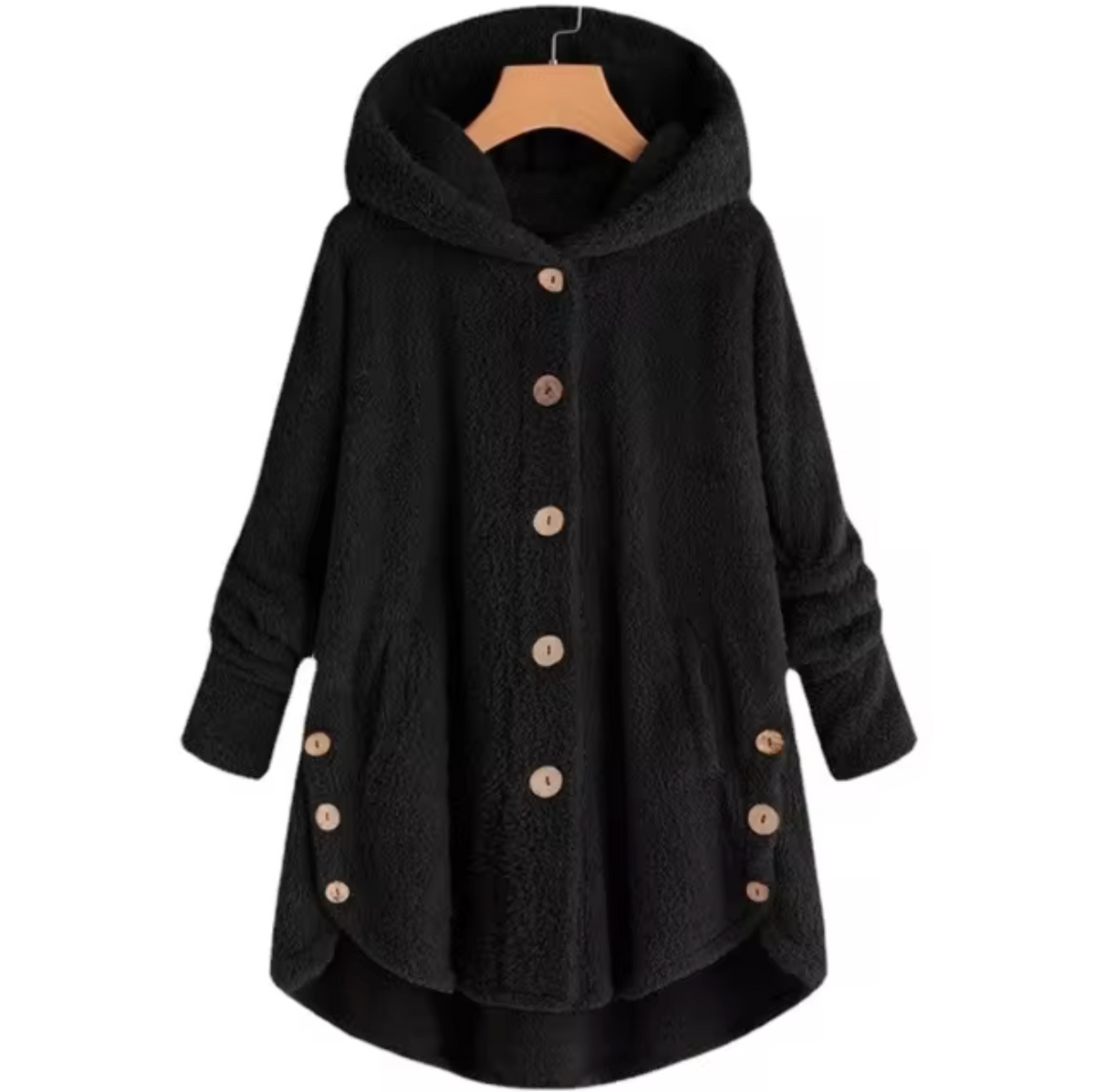 JO | Wool teddy bear plush coat