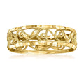 Filigree Leaf Ring