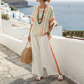 Women's Fashion Striped T-shirt And Pants Two-piece Set artswardrobe