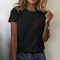Vintage Canadian Maple Leaf Flag Print Short Sleeve T-shirt elevenforest