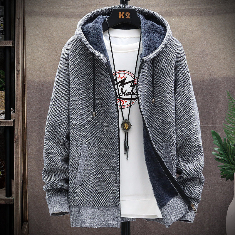 Men's Vintage Knitted Pattern Cardigan Sweater elevenforest