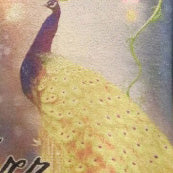 New Gold Phoenix Prints Cotton Knit Tops Long Sleeve Sweater Pullover