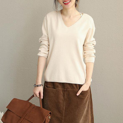 New Simple Loose Base Sweater Knitwear