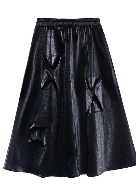 Autumn and Winter High Waist Mid Length Long Skirt