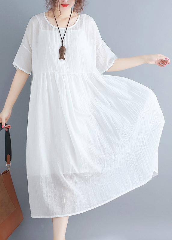 Summer White Two-piece White Dress