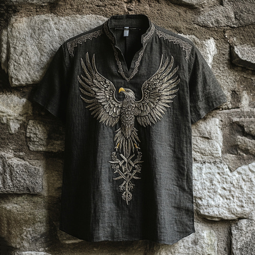 Men's Celtic Knot Eagle Totem Mythology Shirt artswardrobe