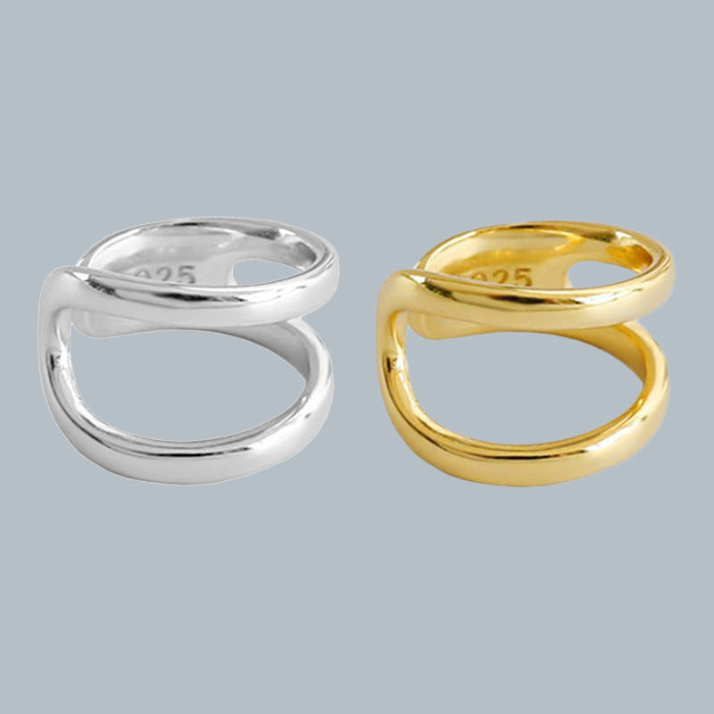 Delicate Artisan Gold Earring