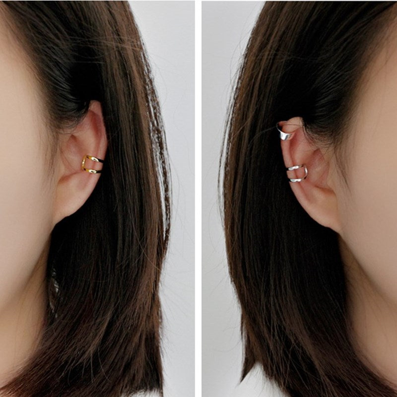 Delicate Artisan Gold Earring