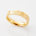 Golden Forged Sign Ring