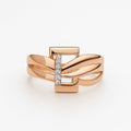 Rose Crystal Ring