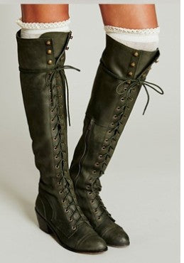 Vintage Inspired Orthopedic Boots