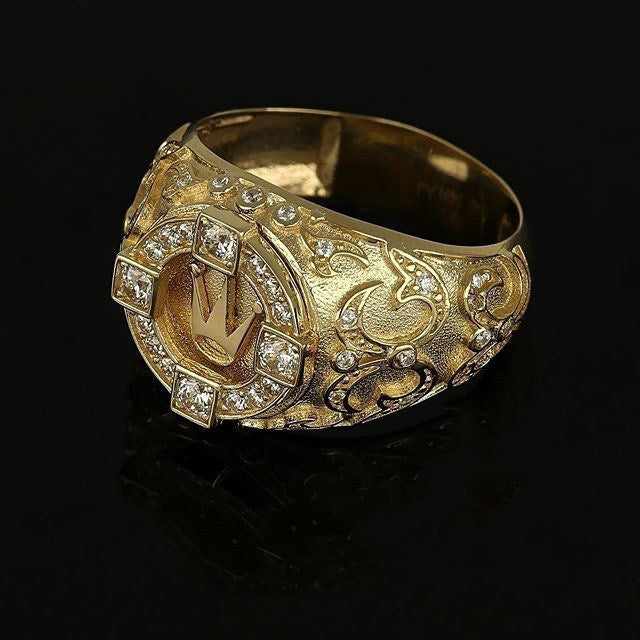Delicate Artisan Gold Ring