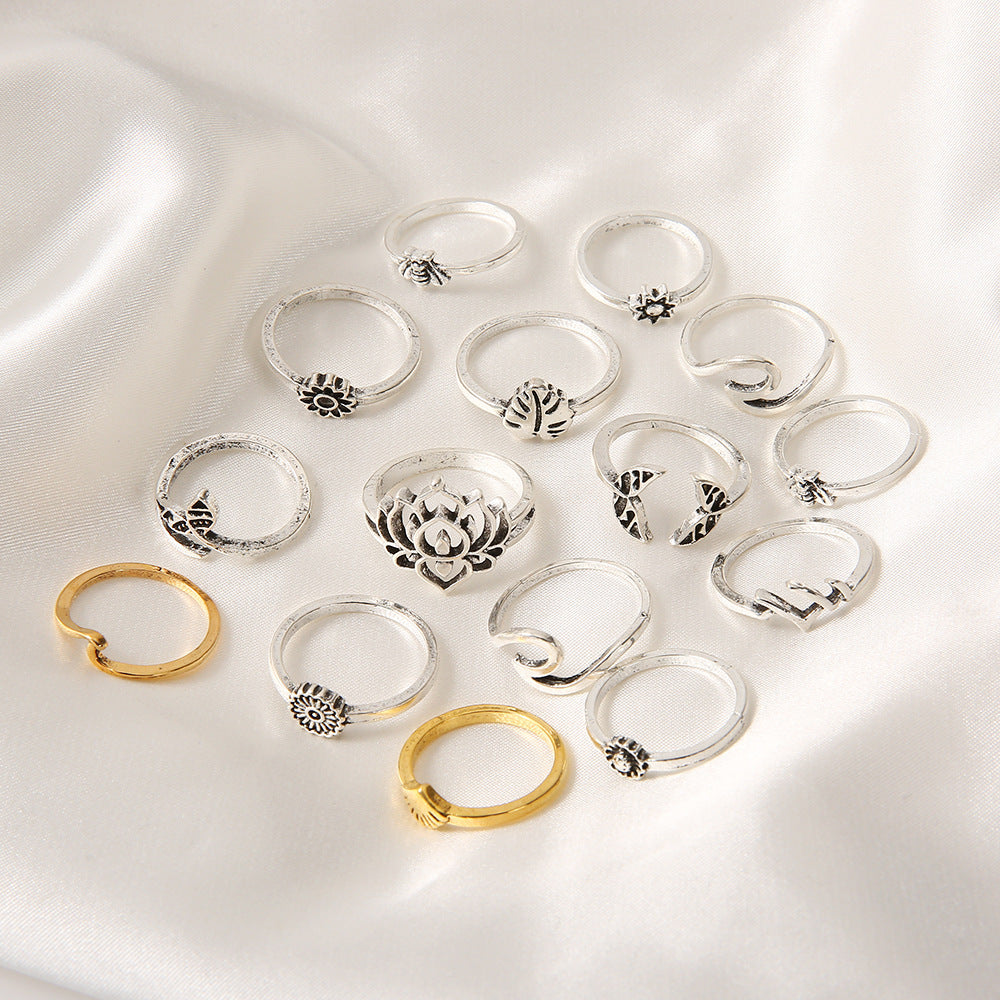 Delicate Artisan Gold Ring