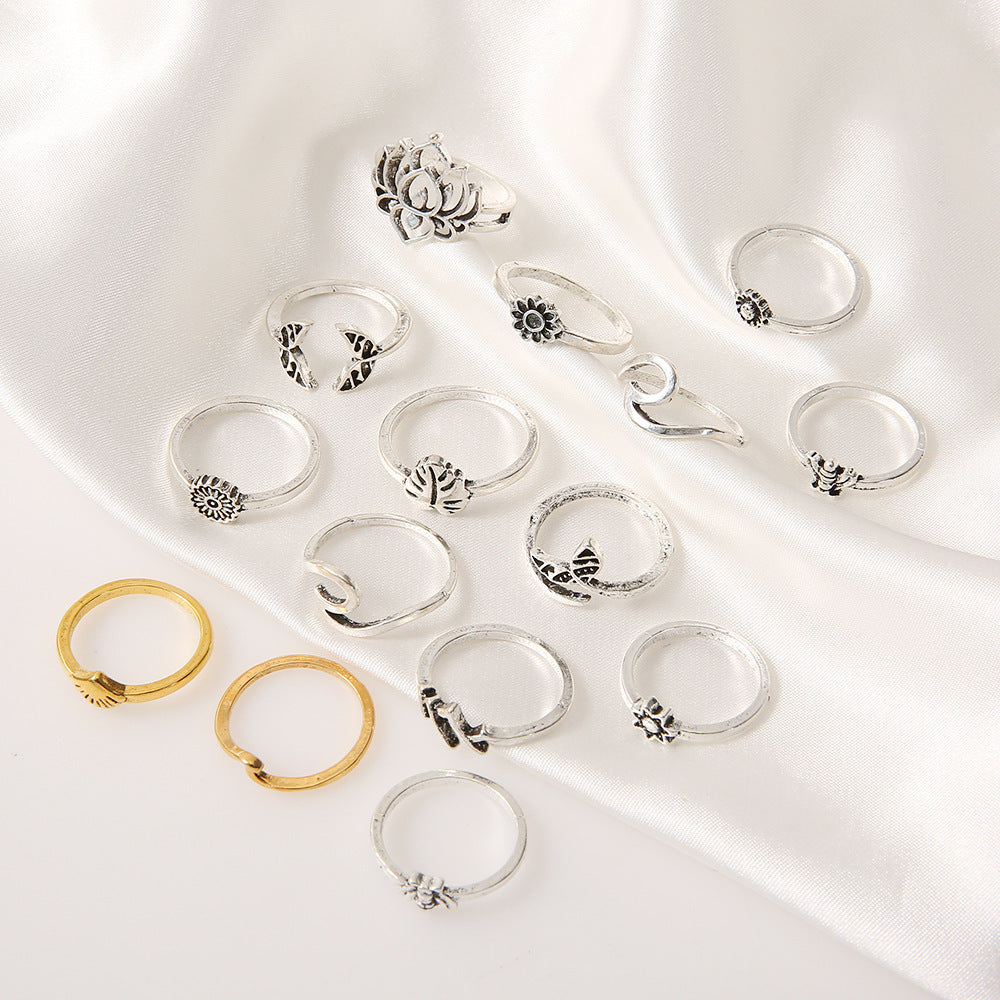 Delicate Artisan Gold Ring