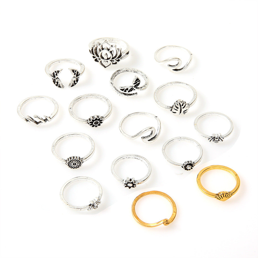 Delicate Artisan Gold Ring