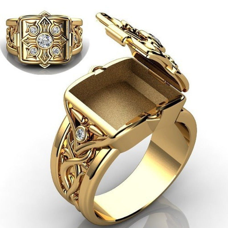 Delicate Artisan Gold Ring