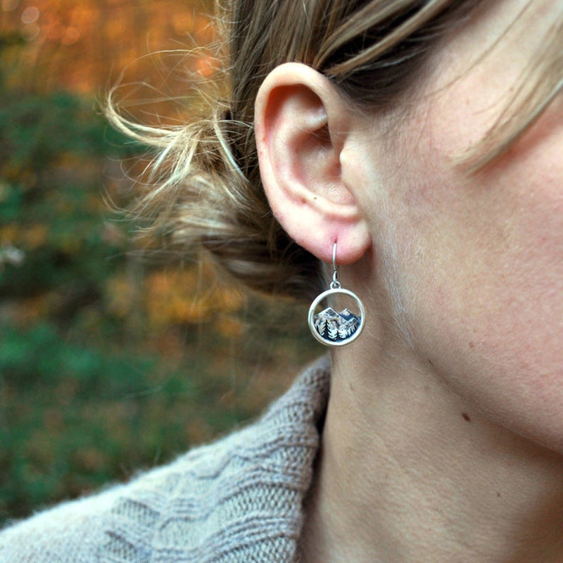 Beautiful Silver Earring with Unique Style