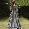 Vintage Viking Celtic Linen Dress artswardrobe