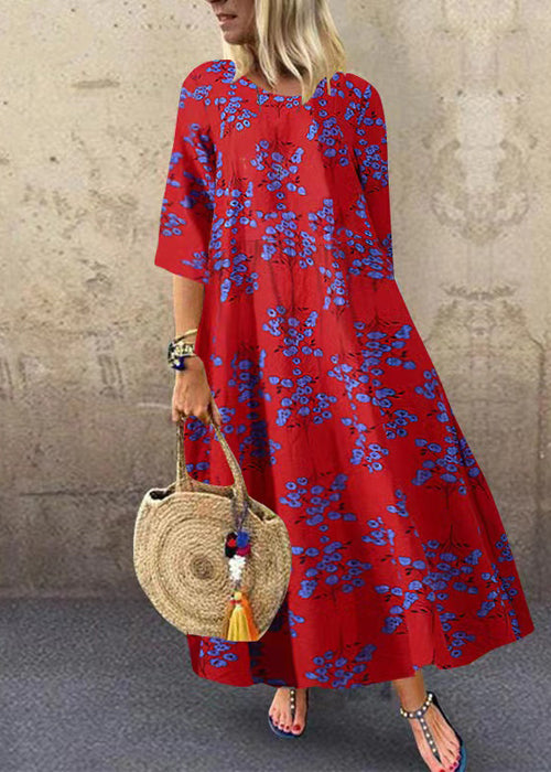 Summer Polka Dot Print Short Sleeve Dress