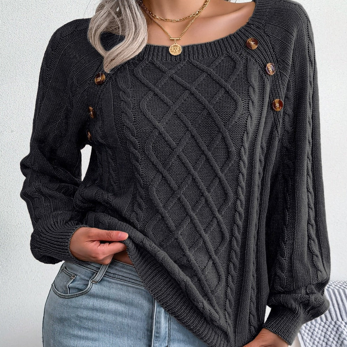 Gracefully Designed Sweater