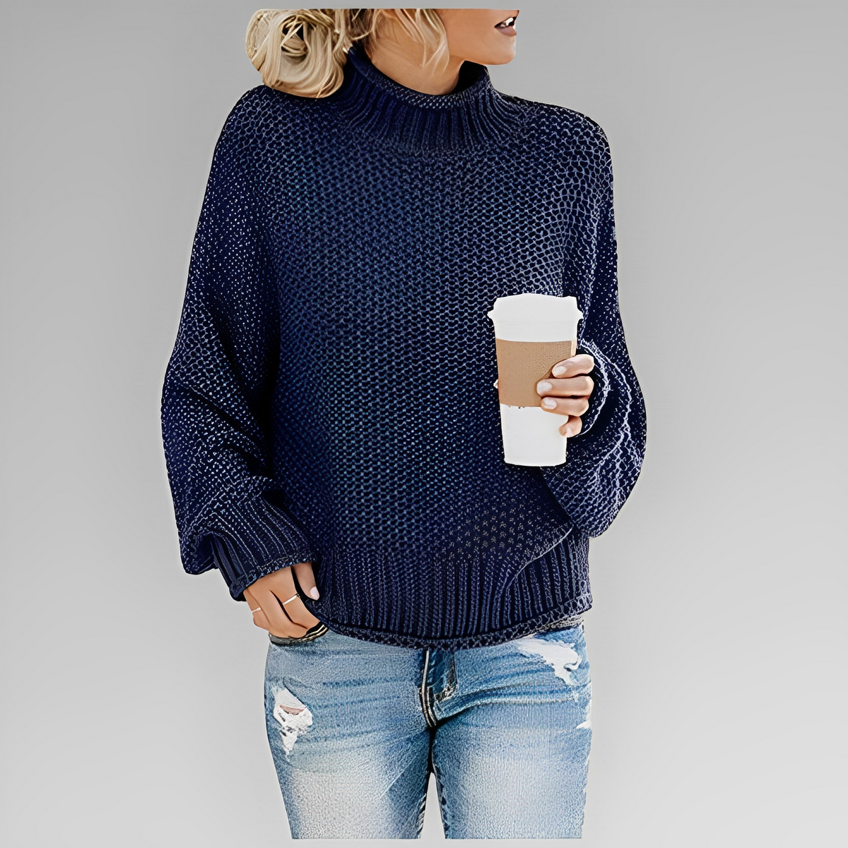 JO | Fashionable and effortless winter sweater