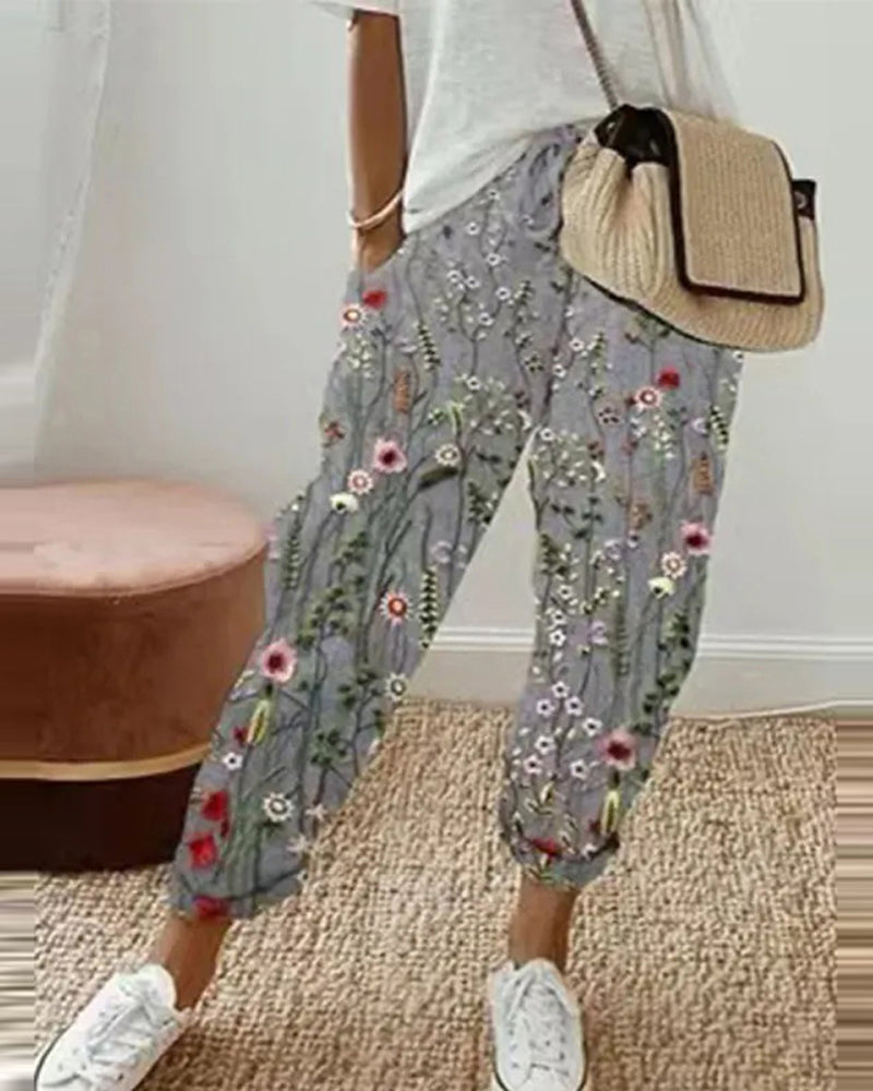 KS | Rolled-up string pants