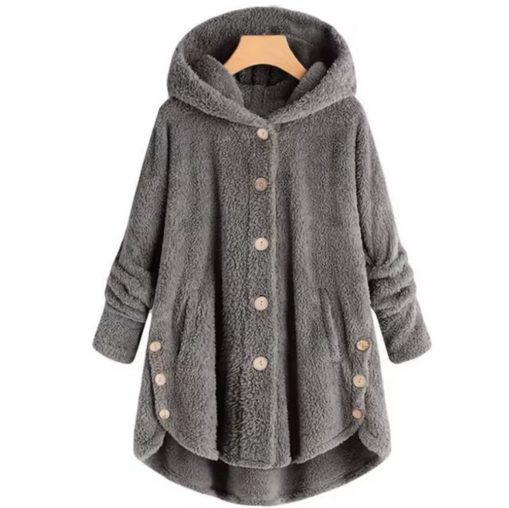 JO | Wool teddy bear plush coat
