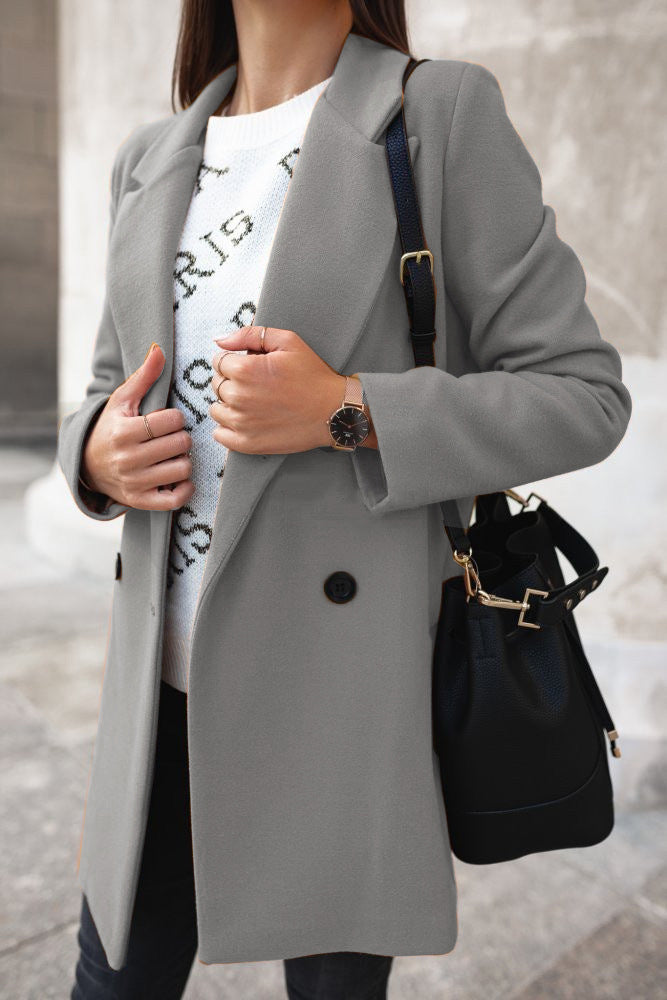 JO | Stylish jacket with buttons for women