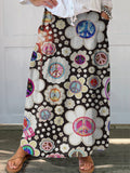 Women's Art Painting Hippie Print Skirt