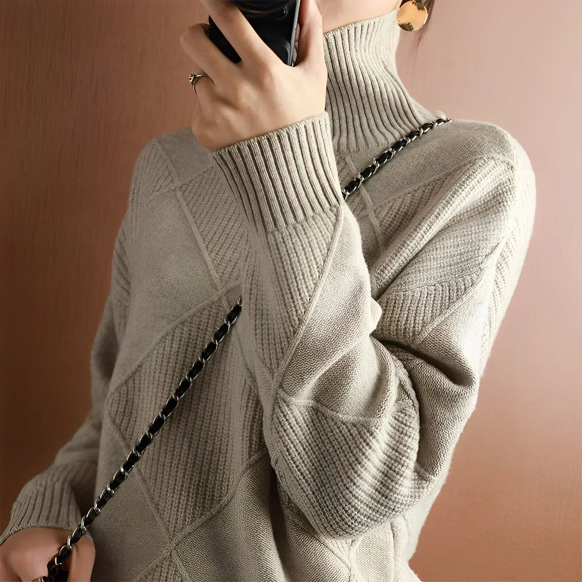 Gracefully Designed Sweater