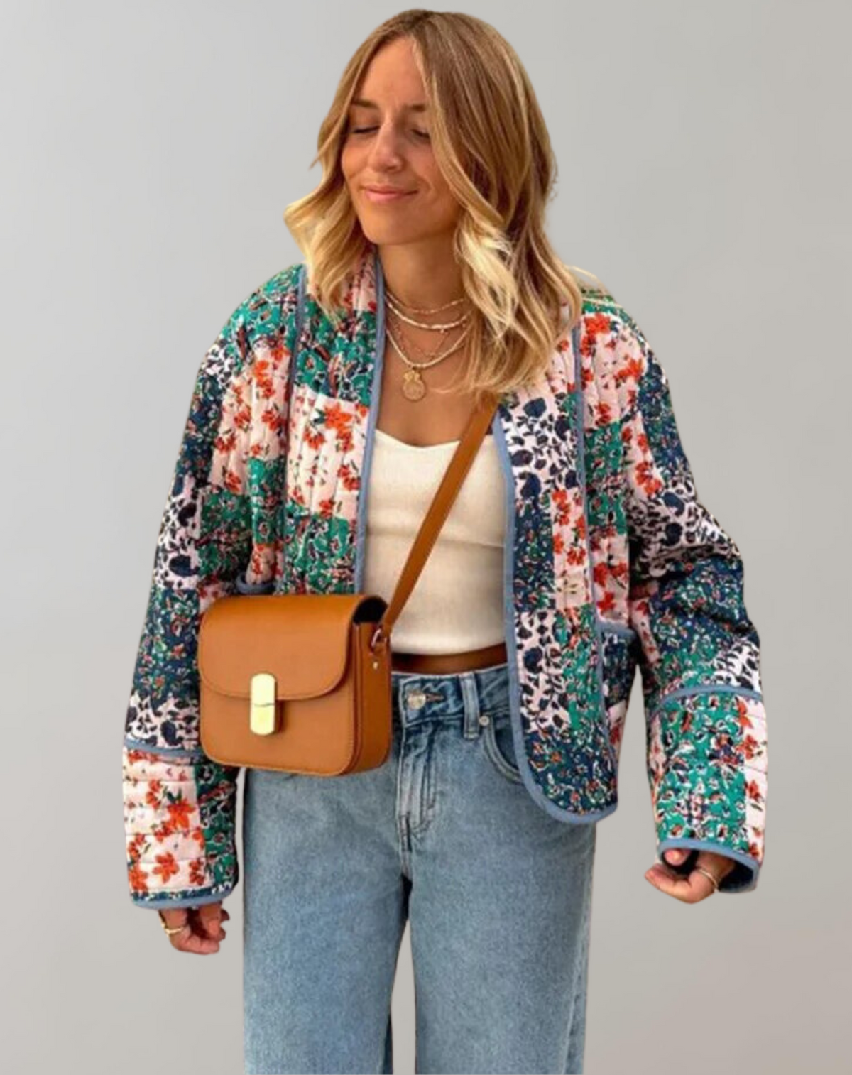 JO | Casual printed soft jacket