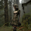 Comstylish Halloween Dark Forest Ladies' Knit Hooded Cardigan Dress
