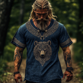 Nordic Viking Mythology Bear Head Celtic T-shirt artswardrobe