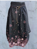 Women's Butterfly Art Design Casual Casual Skirt
