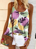 Women's Vintage Floral Print Tank Top