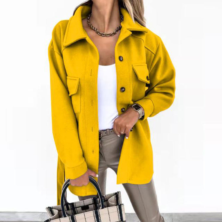 JO | elegant jacket with buttons and pockets